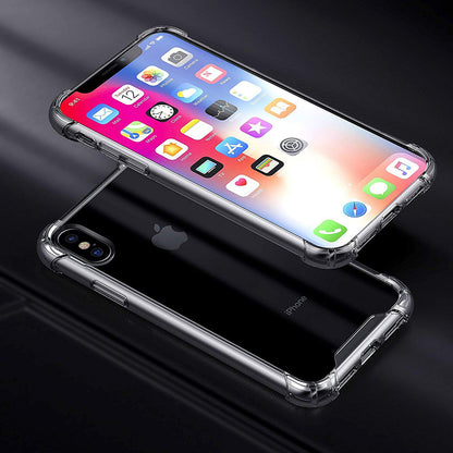 Maska za Apple iPhone XS Max, Techsuit, Shockproof Clear, Prozirna