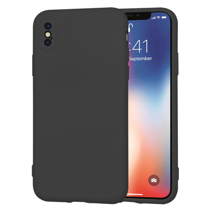 Maska za Apple iPhone XS / X, Techsuit, SoftFlex, Crna