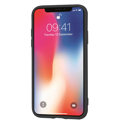 Maska za Apple iPhone XS / X, Techsuit, SoftFlex, Crna