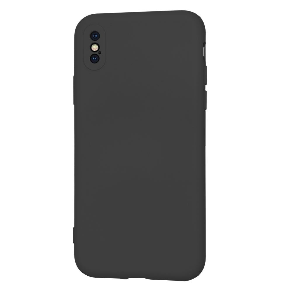 Maska za Apple iPhone XS / X, Techsuit, SoftFlex, Crna