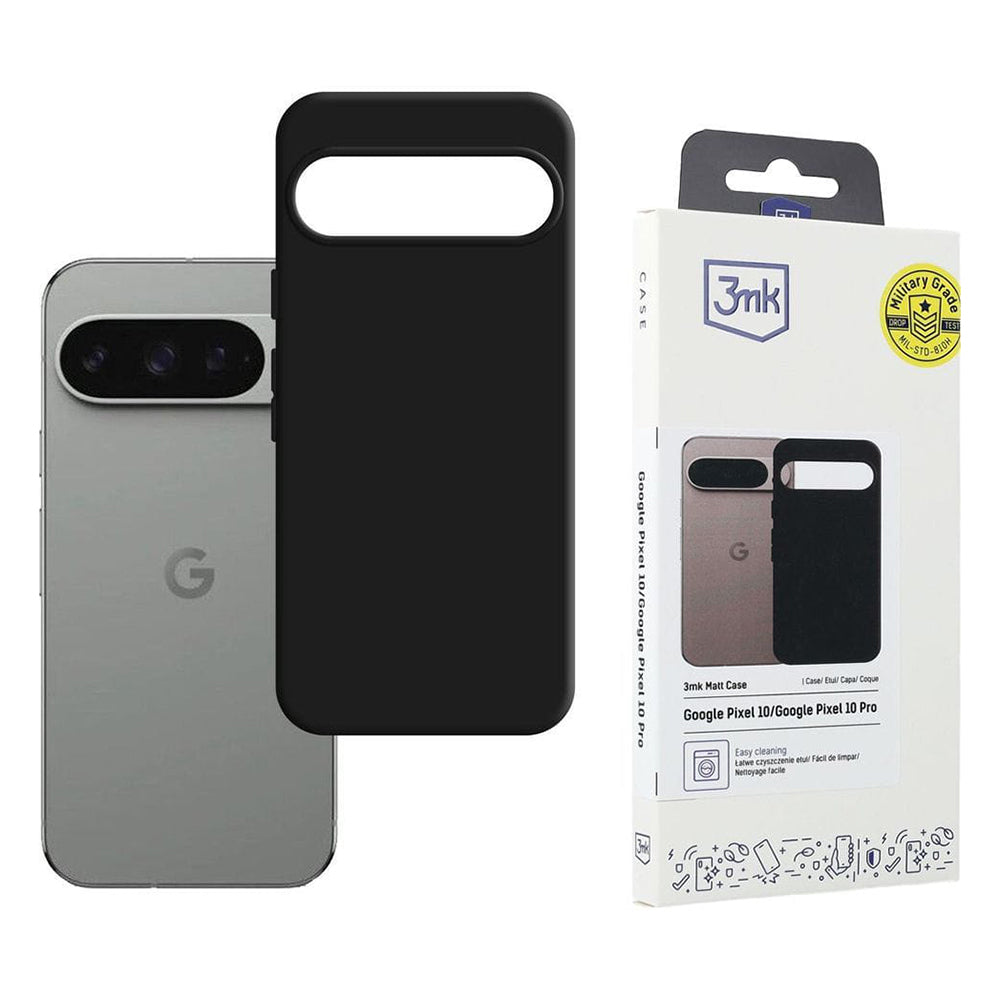 Maska za Google Pixel 10 Pro / 10, 3MK, Crna Mat
