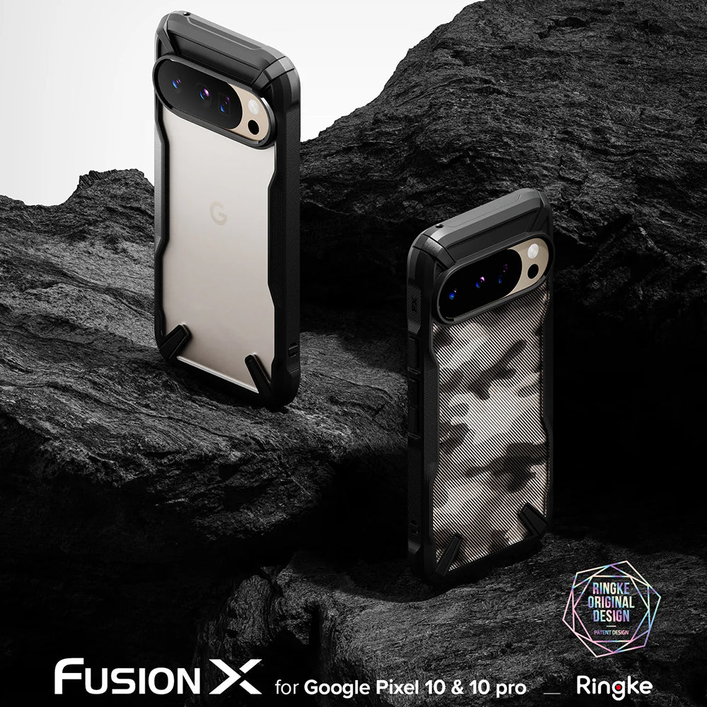 Maska za Google Pixel 10 Pro / 10, Ringke, Fusion X, Crna