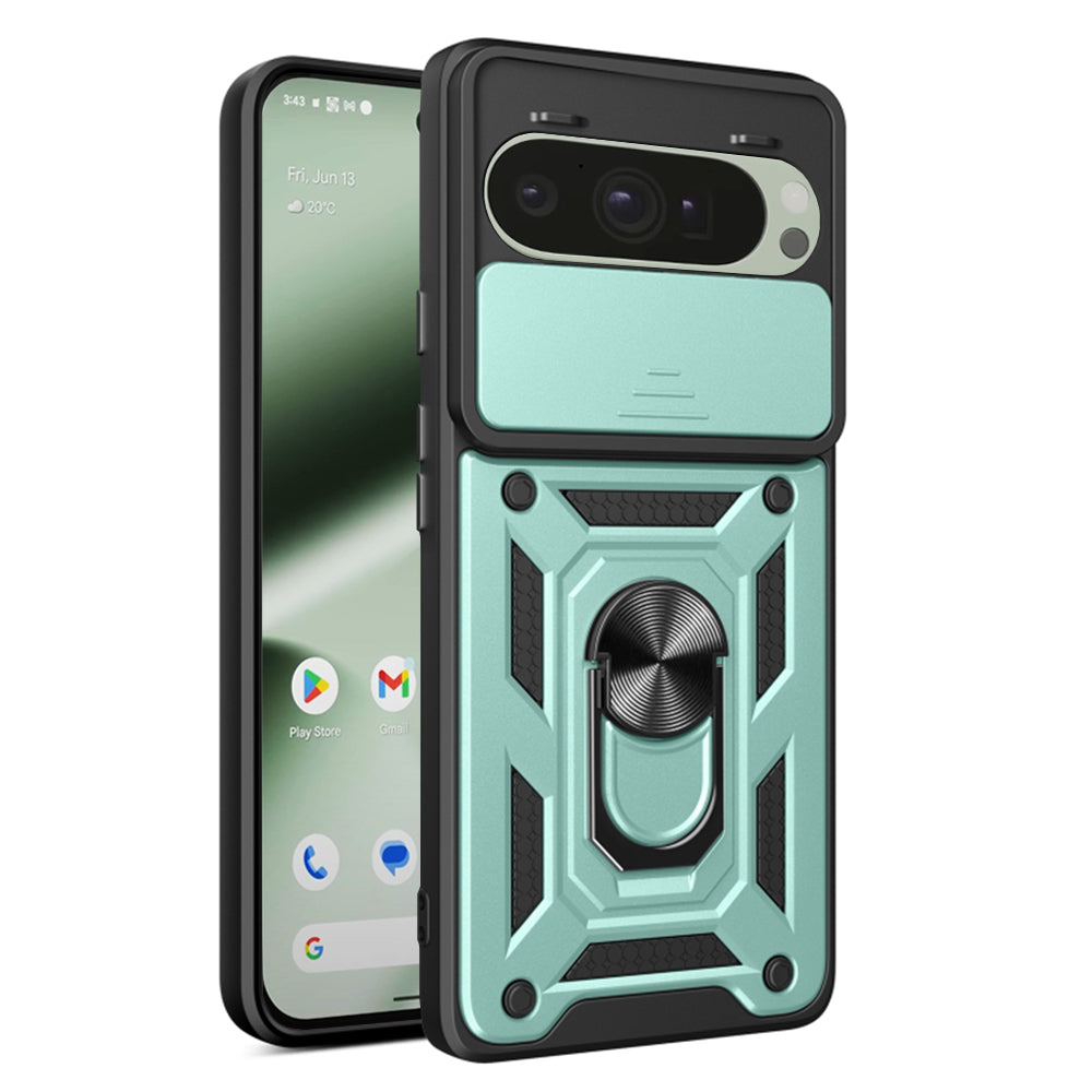 Maska za Google Pixel 10 Pro / 10, Techsuit, CamShield, Zelena