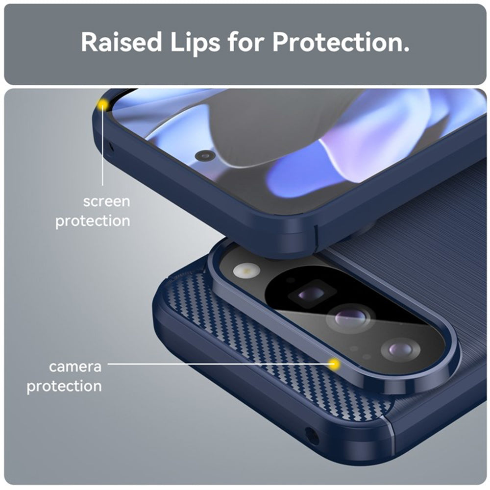 Maska za Google Pixel 10 Pro / 10, Techsuit, Karbon, Plava