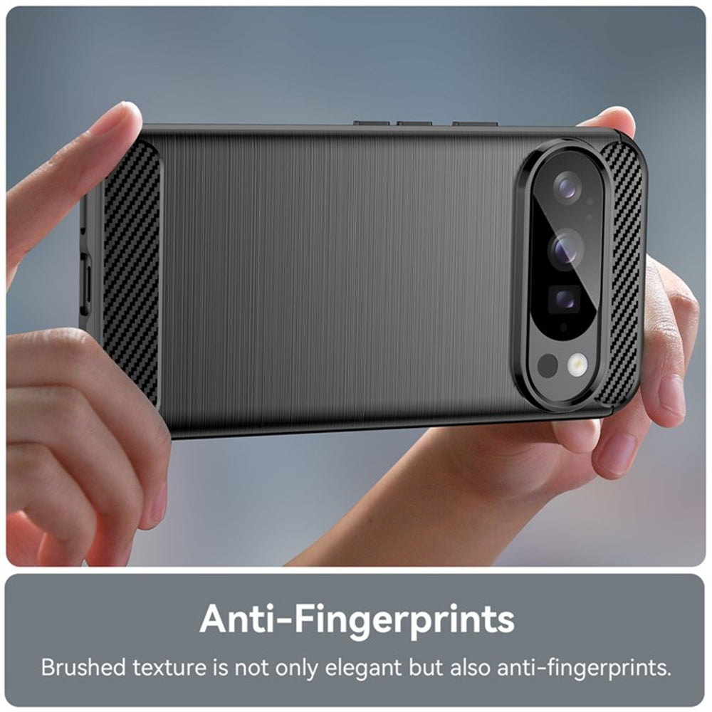 Maska za Google Pixel 10 Pro / 10, Techsuit, Karbon, Crna