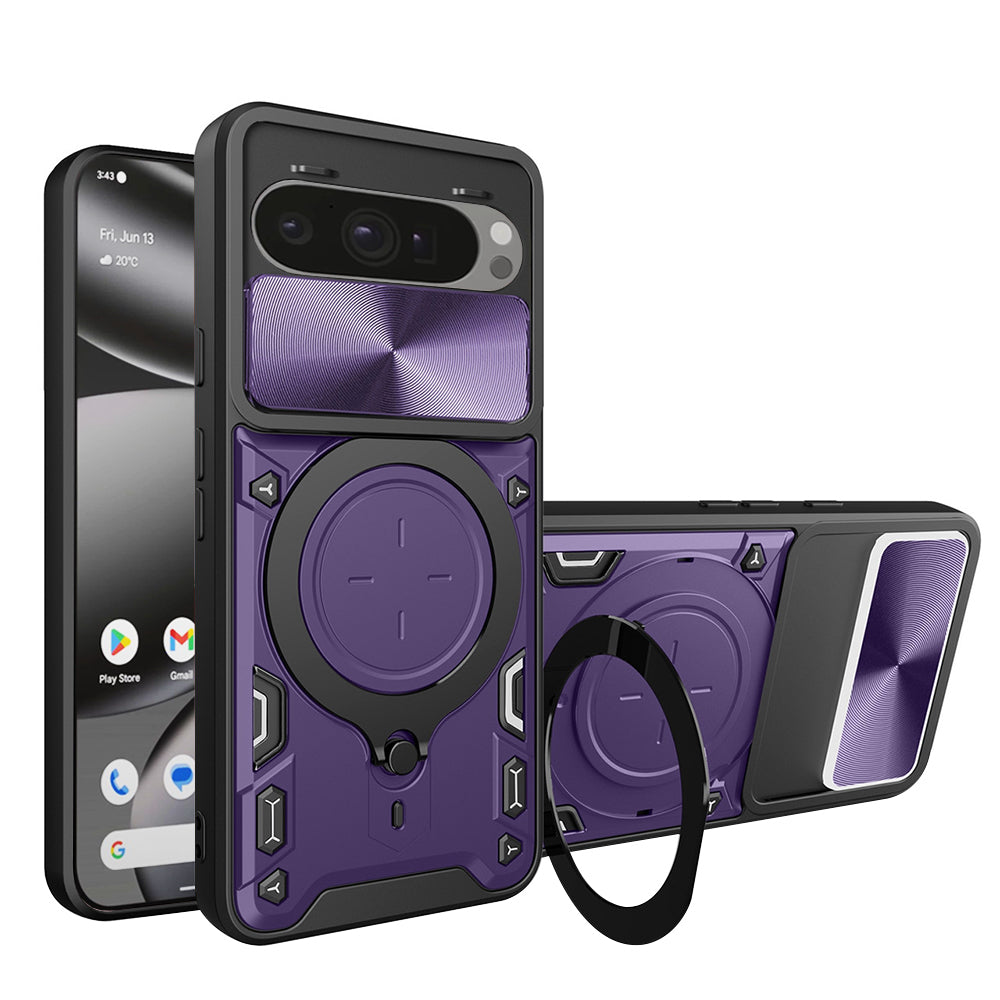 Maska za Google Pixel 10 Pro XL, Techsuit, CamGuard Pro, Ljubičasta