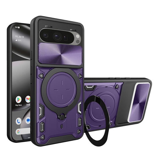 Maska za Google Pixel 10 Pro XL, Techsuit, CamGuard Pro, Ljubičasta