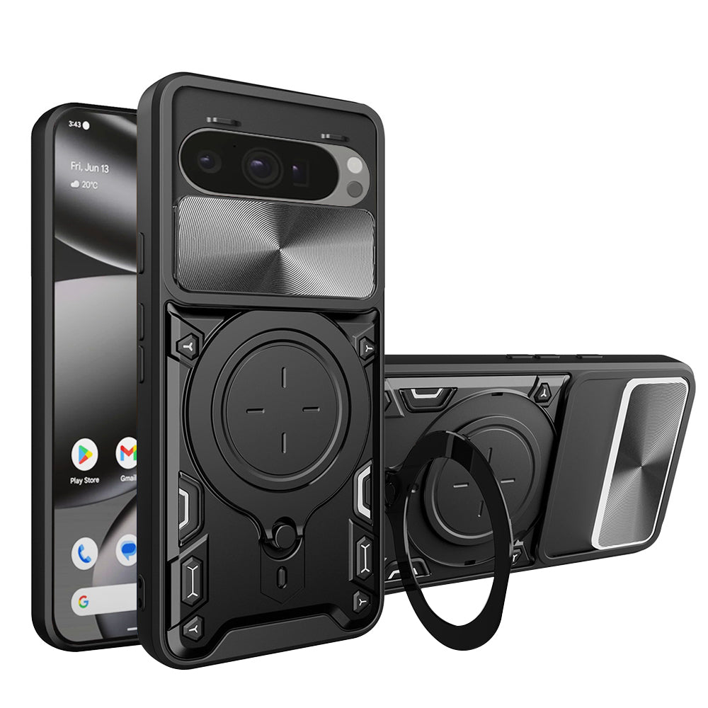 Maska za Google Pixel 10 Pro XL, Techsuit, CamGuard Pro, Crna