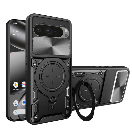 Maska za Google Pixel 10 Pro XL, Techsuit, CamGuard Pro, Crna