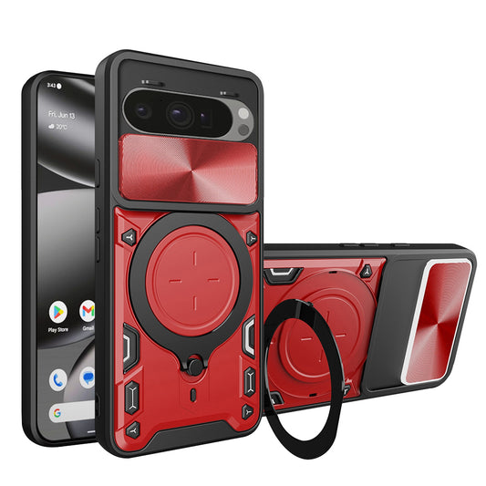 Maska za Google Pixel 10 Pro XL, Techsuit, CamGuard Pro, Crvena