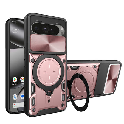 Maska za Google Pixel 10 Pro XL, Techsuit, CamGuard Pro, Ružičasto zlatna