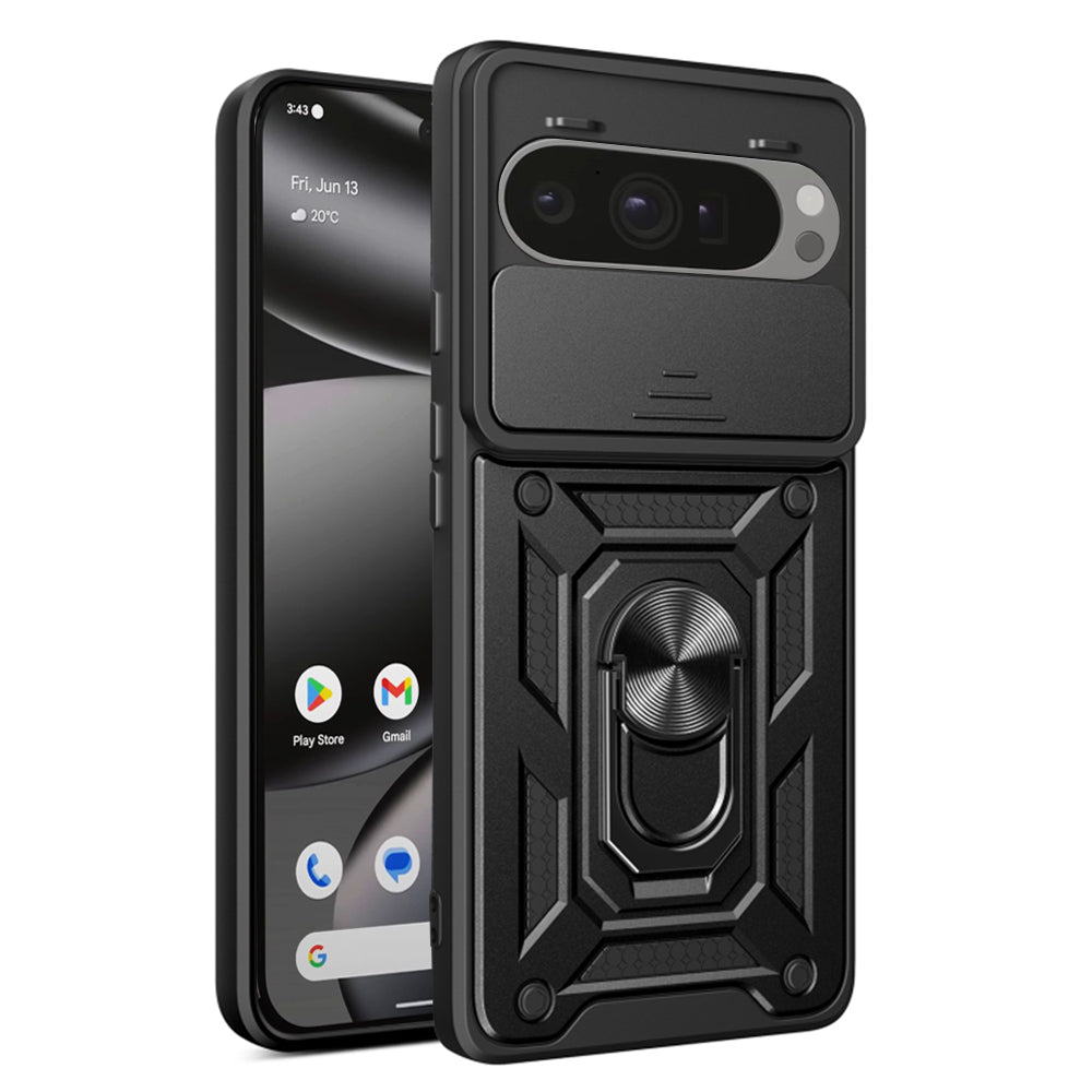 Maska za Google Pixel 10 Pro XL, Techsuit, CamShield, Crna