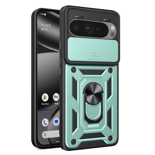 Maska za Google Pixel 10 Pro XL, Techsuit, CamShield, Zelena