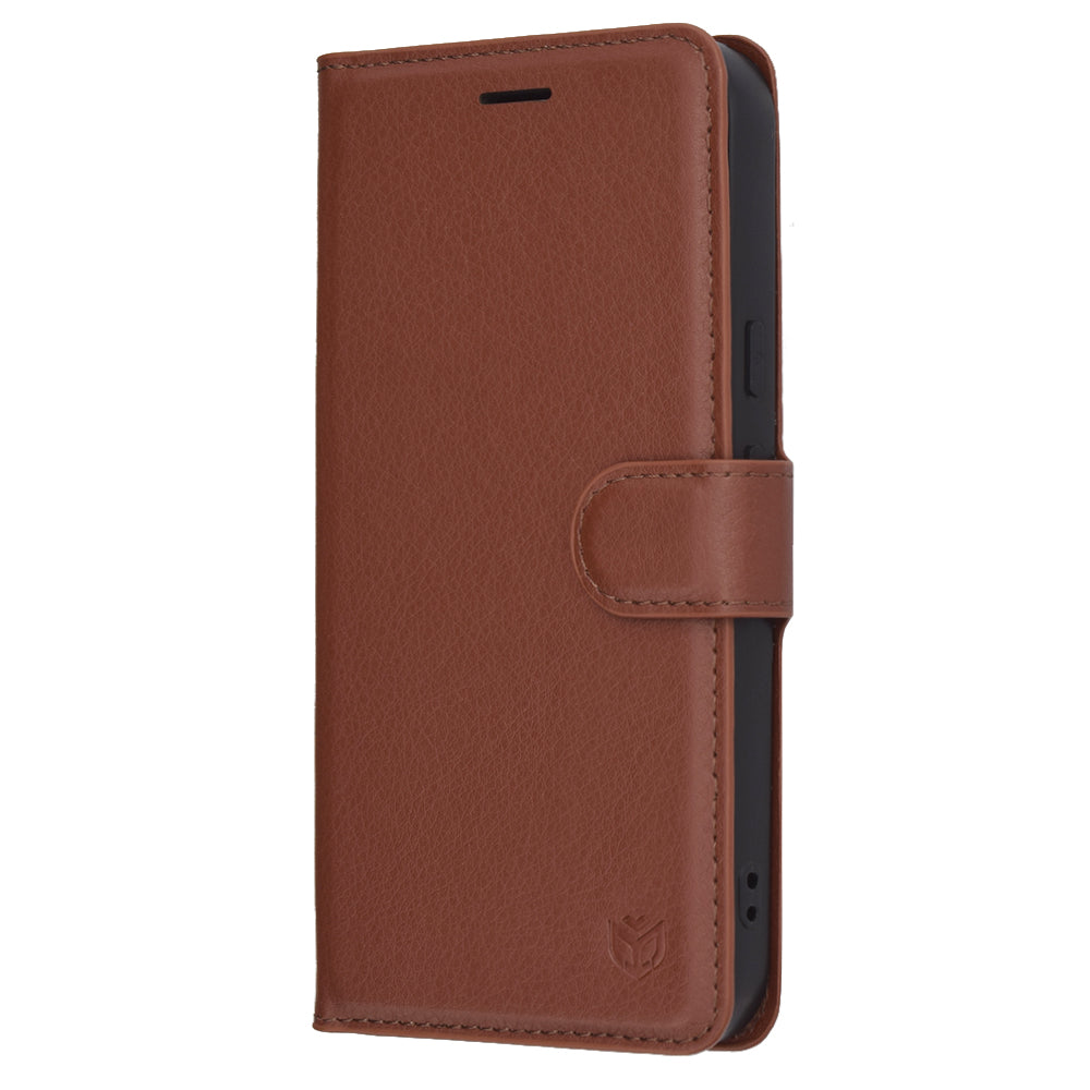 Futrola za Google Pixel 10 Pro XL, Techsuit, Kožna Folio, Smeđa