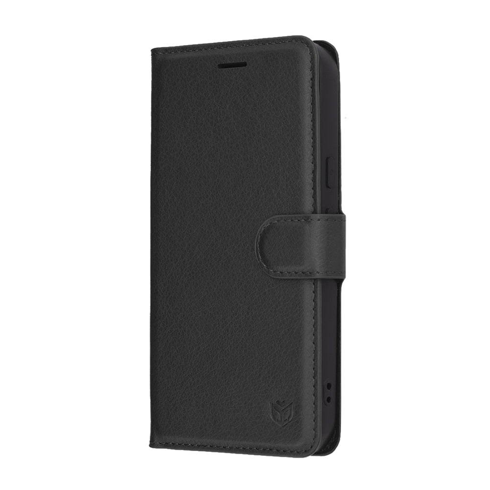 Futrola za Google Pixel 10 Pro XL, Techsuit, Leather Folio, Crna