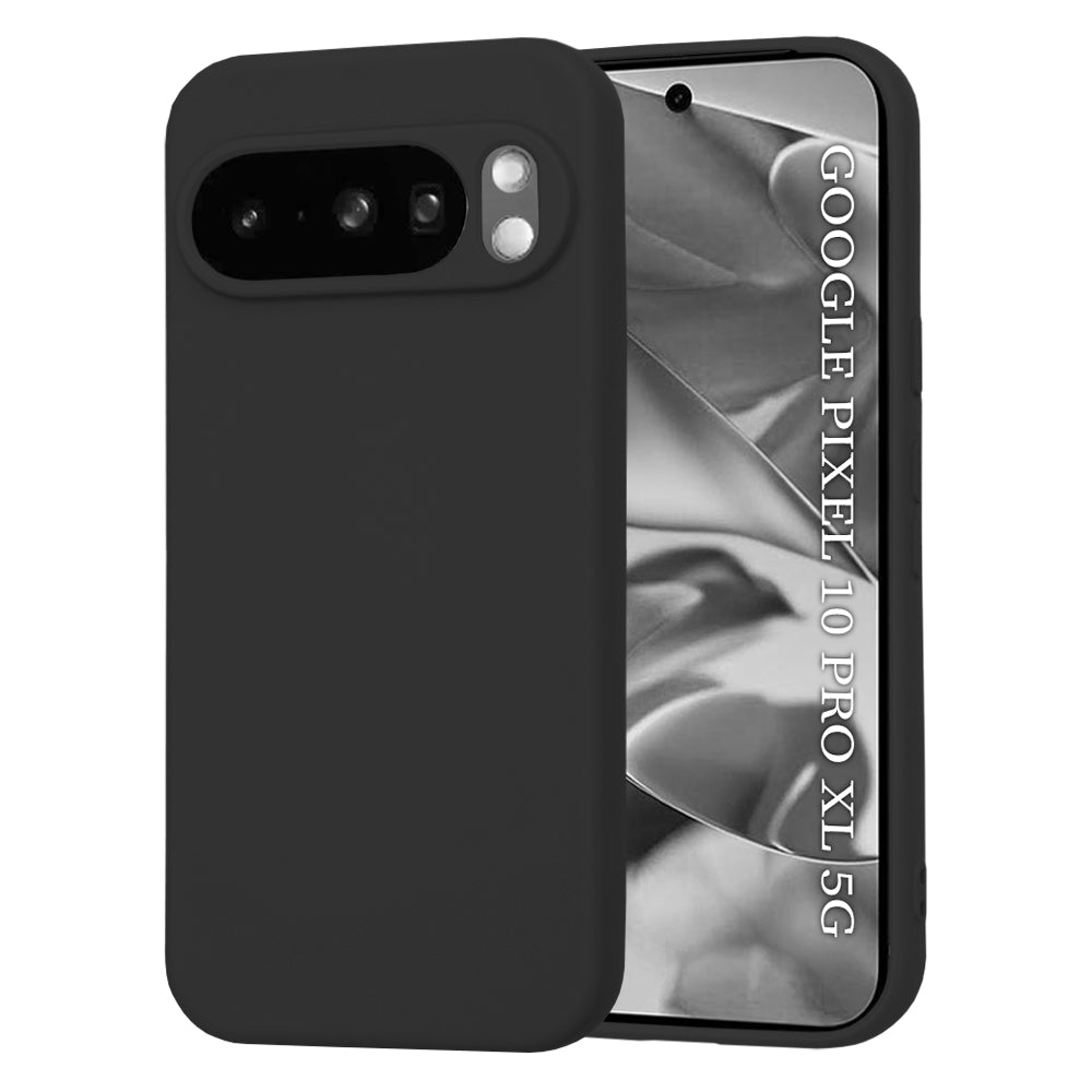 Futrola za Google Pixel 10 Pro XL, Techsuit, SoftFlex, Crna