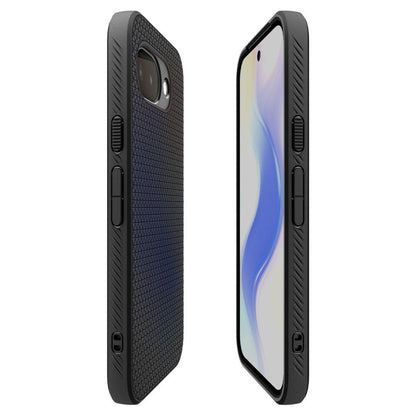 Futrola za Google Pixel 10a, Spigen, Liquid Air, Mat crna ACS11285