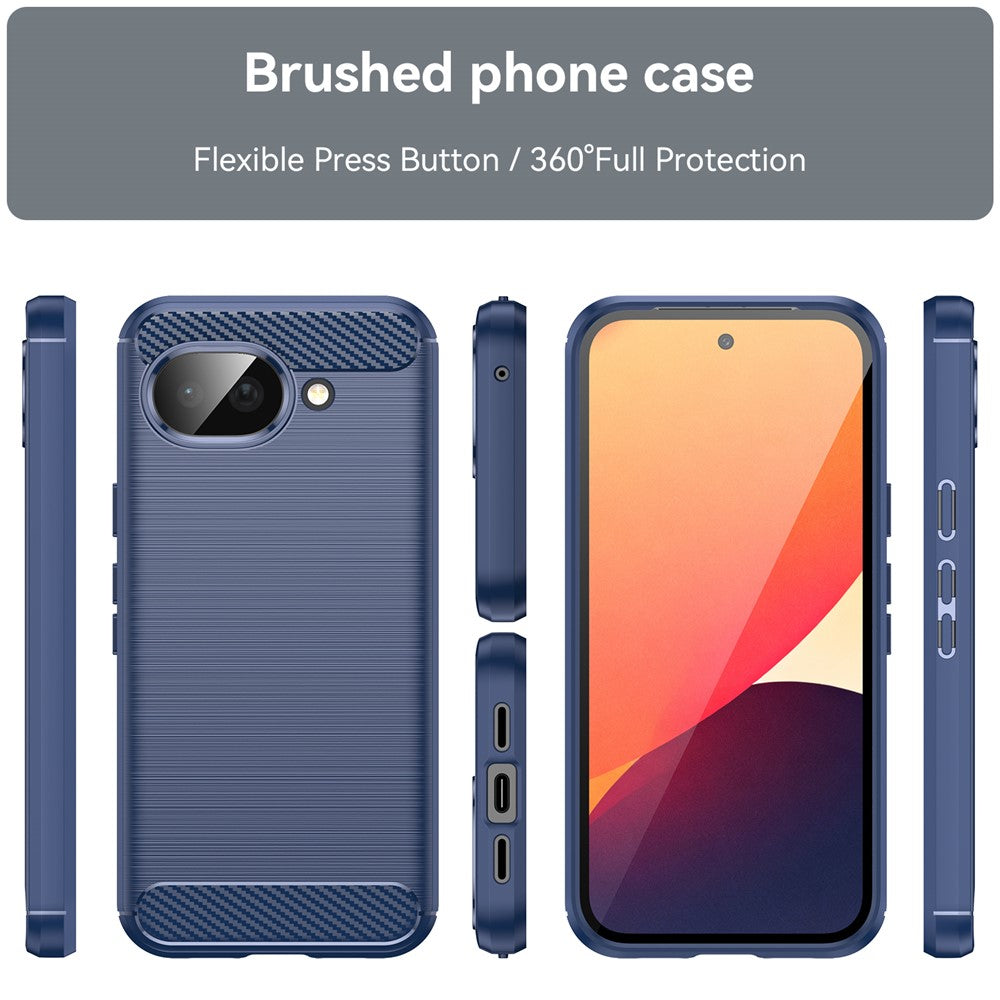 Maska za Google Pixel 10a, Techsuit, Karbon, Plava