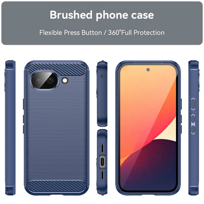 Maska za Google Pixel 10a, Techsuit, Karbon, Plava
