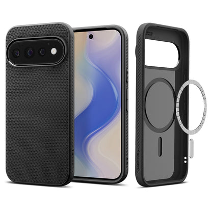 Maska za Google Pixel 11 Pro, Spigen, Liquid Air, Crna Mat ACS11428