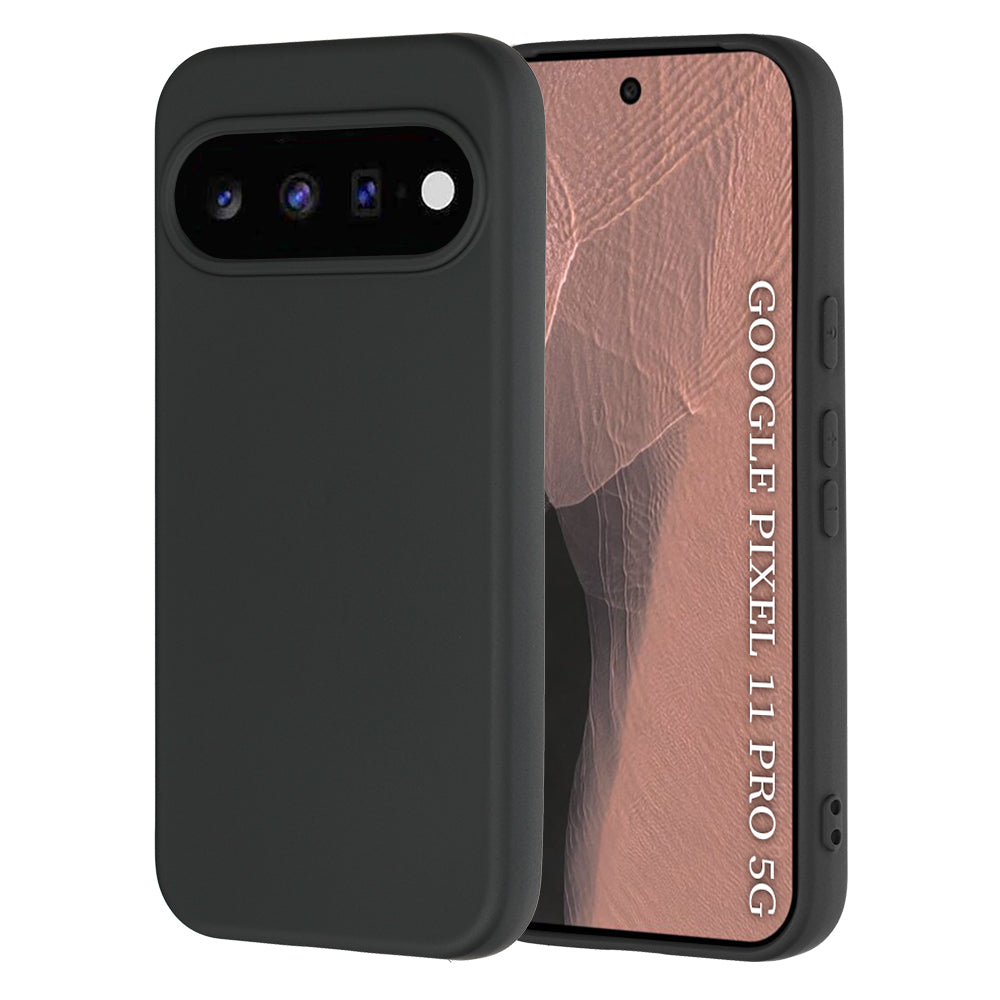 Maska za Google Pixel 11 Pro, Techsuit, SoftFlex, Crna