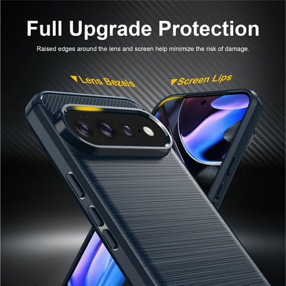 Maska za Google Pixel 11 Pro XL, Techsuit, Karbon, Plava
