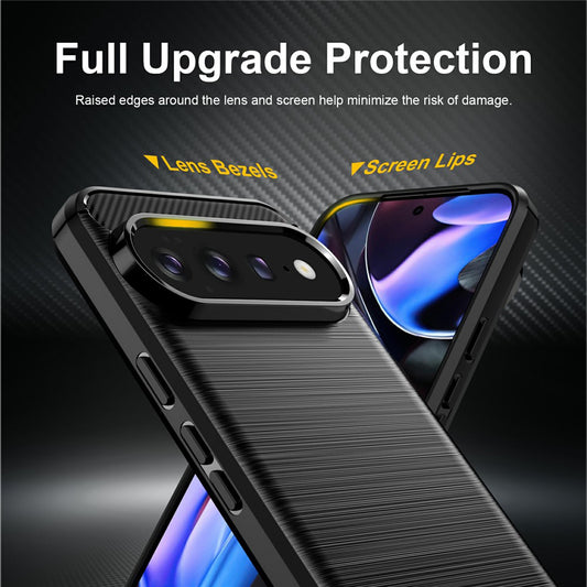 Maska za Google Pixel 11 Pro XL, Techsuit, Karbon, Crna