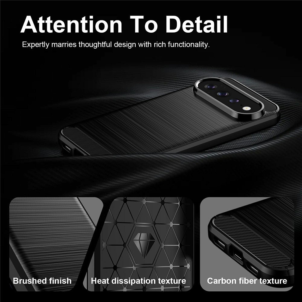 Maska za Google Pixel 11 Pro XL, Techsuit, Karbon, Crna