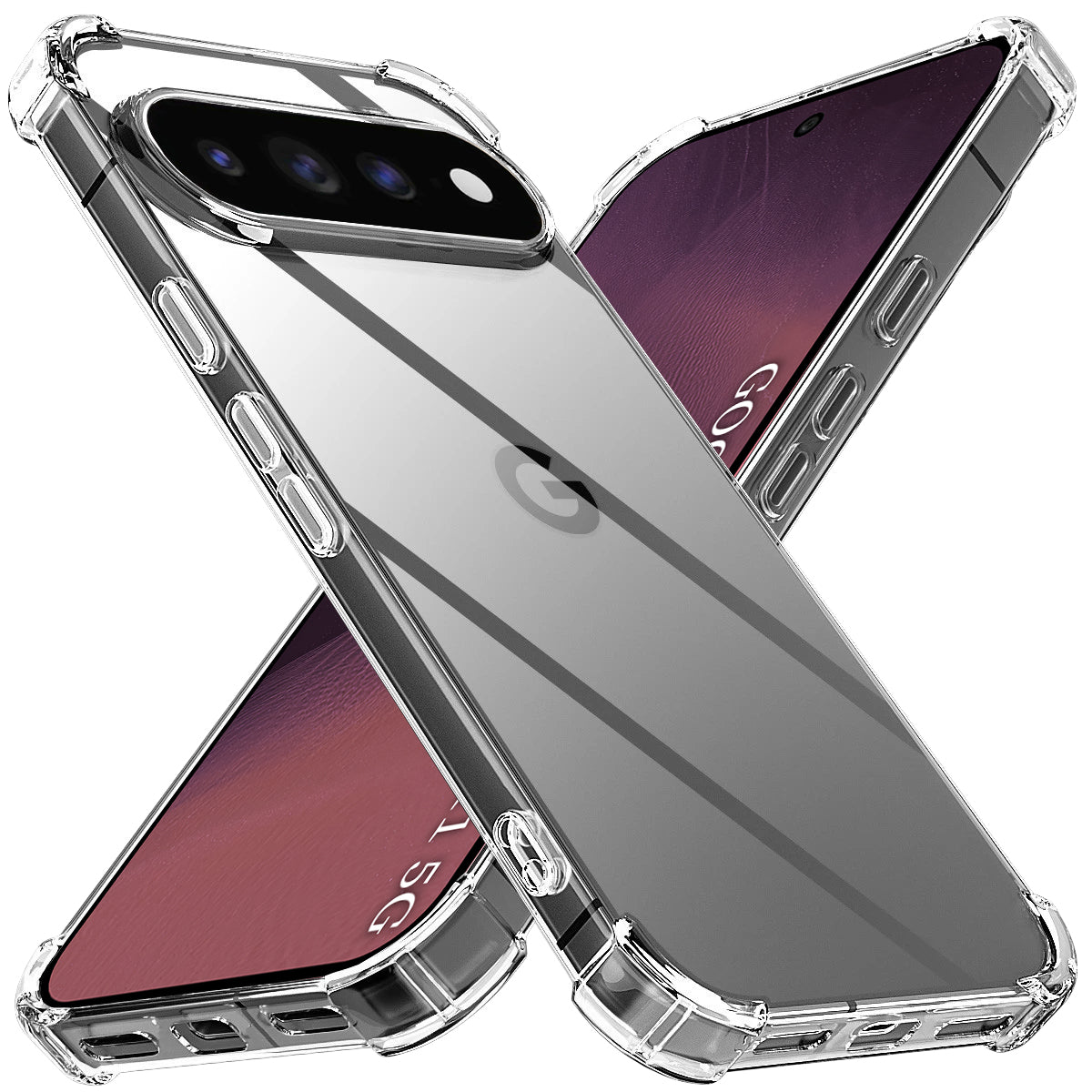 Maska za Google Pixel 11, Techsuit, Shockproof Clear, Prozirna