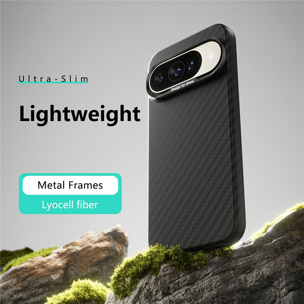 Maska za Google Pixel 10 Pro / 10, Abeei, Carbon Minimalist, Crna