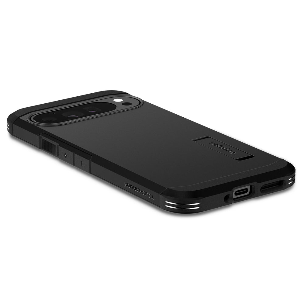 Futrola za Google Pixel 9 Pro XL, Spigen, Tough Armor, Crna ACS07726