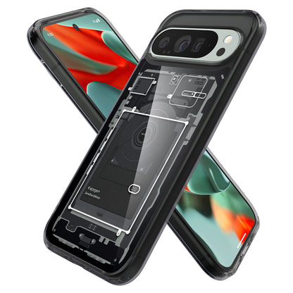 Maska za Google Pixel 9 Pro XL, Spigen, Ultra Hybrid Zero One, Crna ACS07722