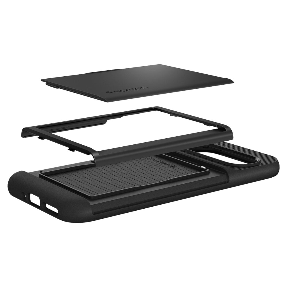 Futrola za Google Pixel 9 / 9 Pro, Spigen, Slim Armor CS, Crna ACS07695