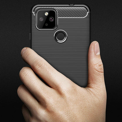 Maska za Google Pixel 4a 5G, Techsuit, Karbon, Crna