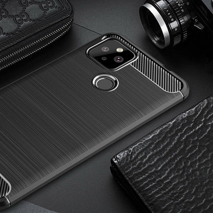 Maska za Google Pixel 4a 5G, Techsuit, Karbon, Crna