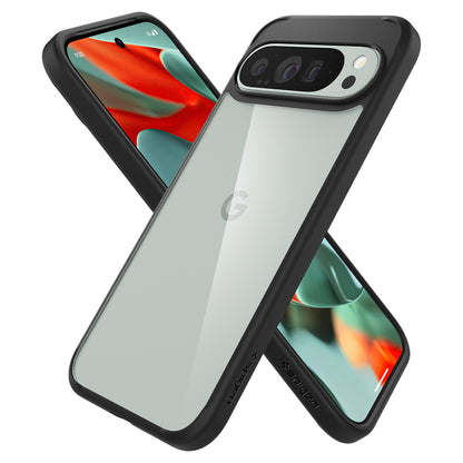 Futrola za Google Pixel 9 Pro XL, Spigen, Ultra Hybrid, Mat Crna ACS07724