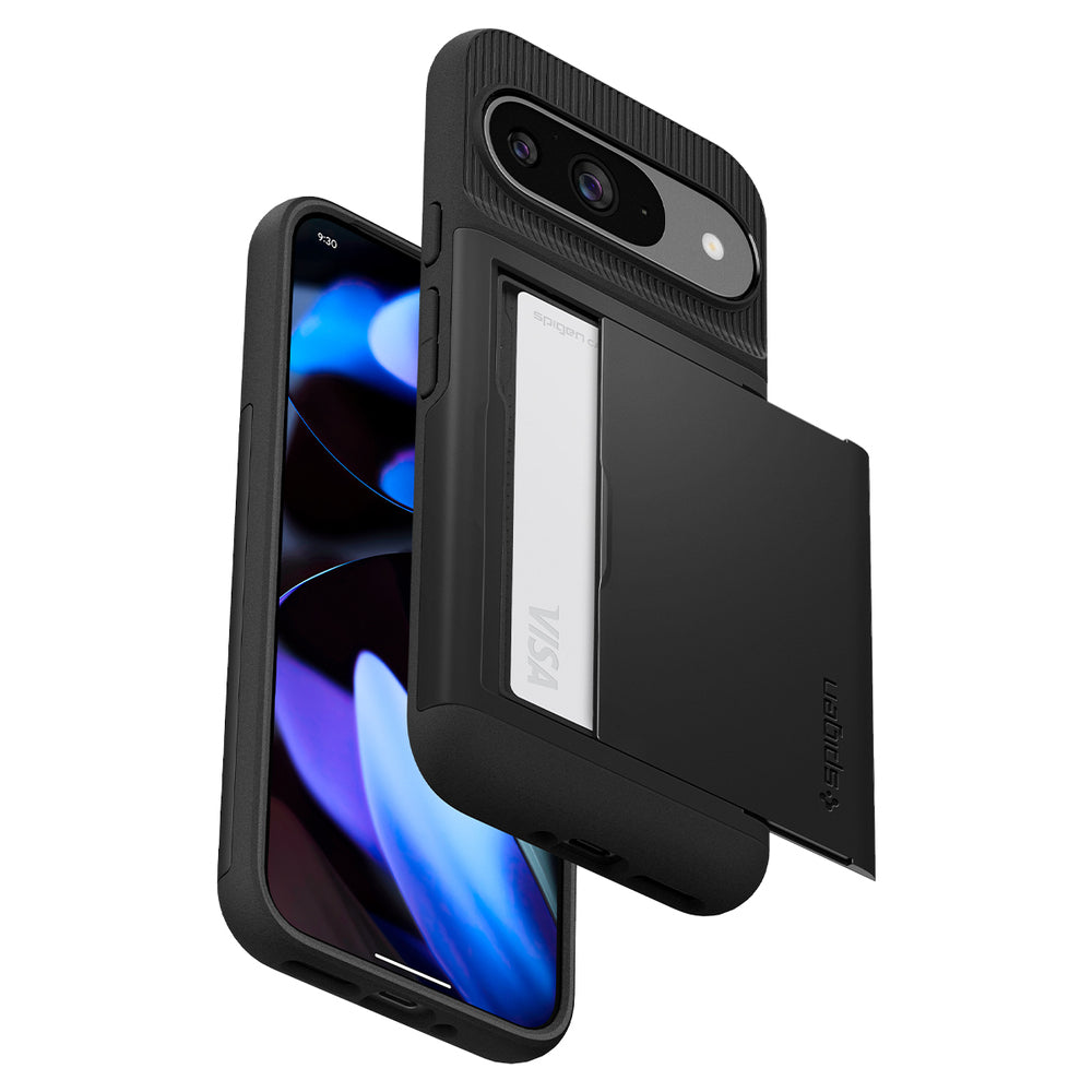 Futrola za Google Pixel 9 / 9 Pro, Spigen, Slim Armor CS, Crna ACS07695