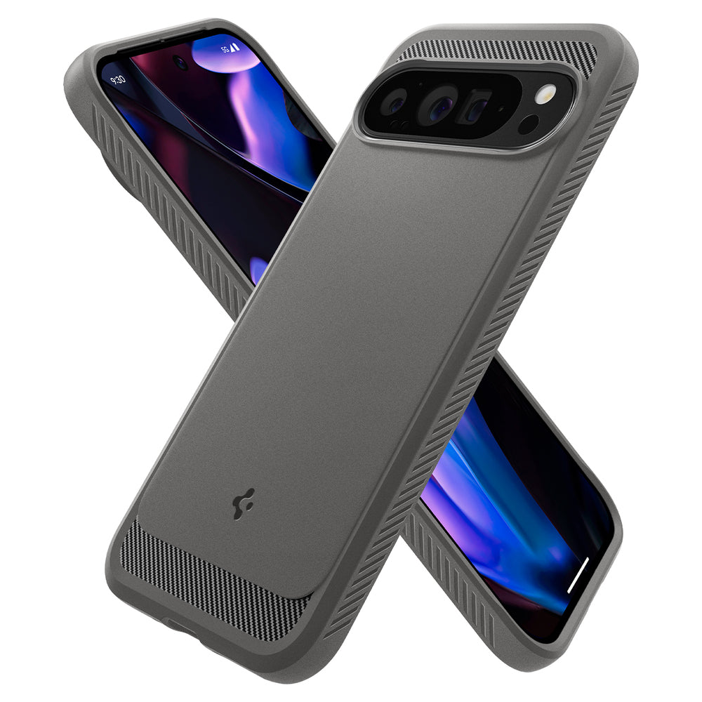 Futrola za Google Pixel 9 Pro XL, Spigen, Rugged Armor, Siva ACS07784
