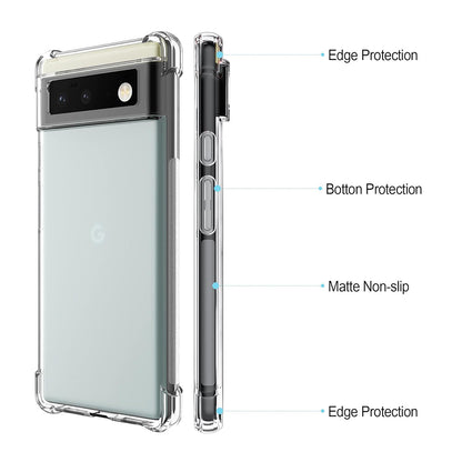 Maska za Google Pixel 6 Pro, Techsuit, Shockproof Clear, Prozirna