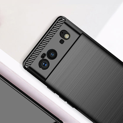 Maska za Google Pixel 6, Techsuit, Karbon, Crna