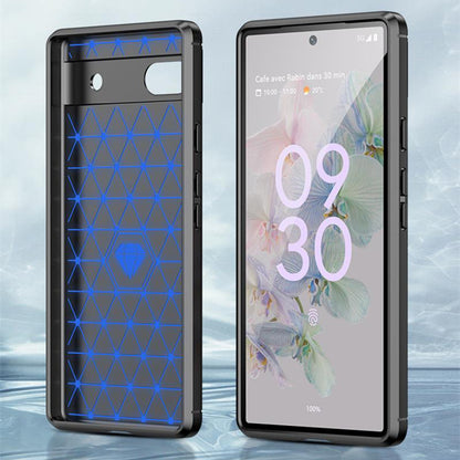 Maska za Google Pixel 6a, Techsuit, Karbon, Crna