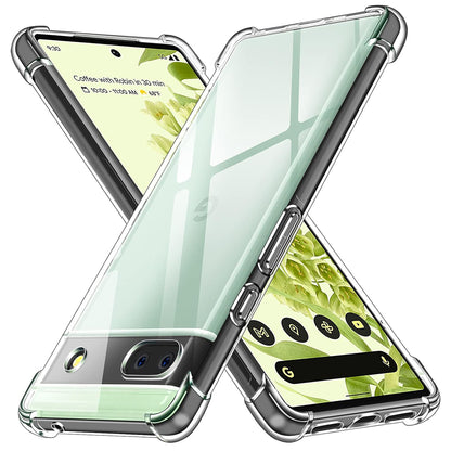 Maska za Google Pixel 6a, Techsuit, Shockproof Clear, Prozirna