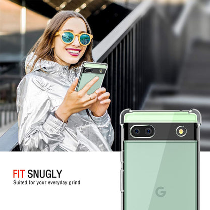 Maska za Google Pixel 6a, Techsuit, Shockproof Clear, Prozirna