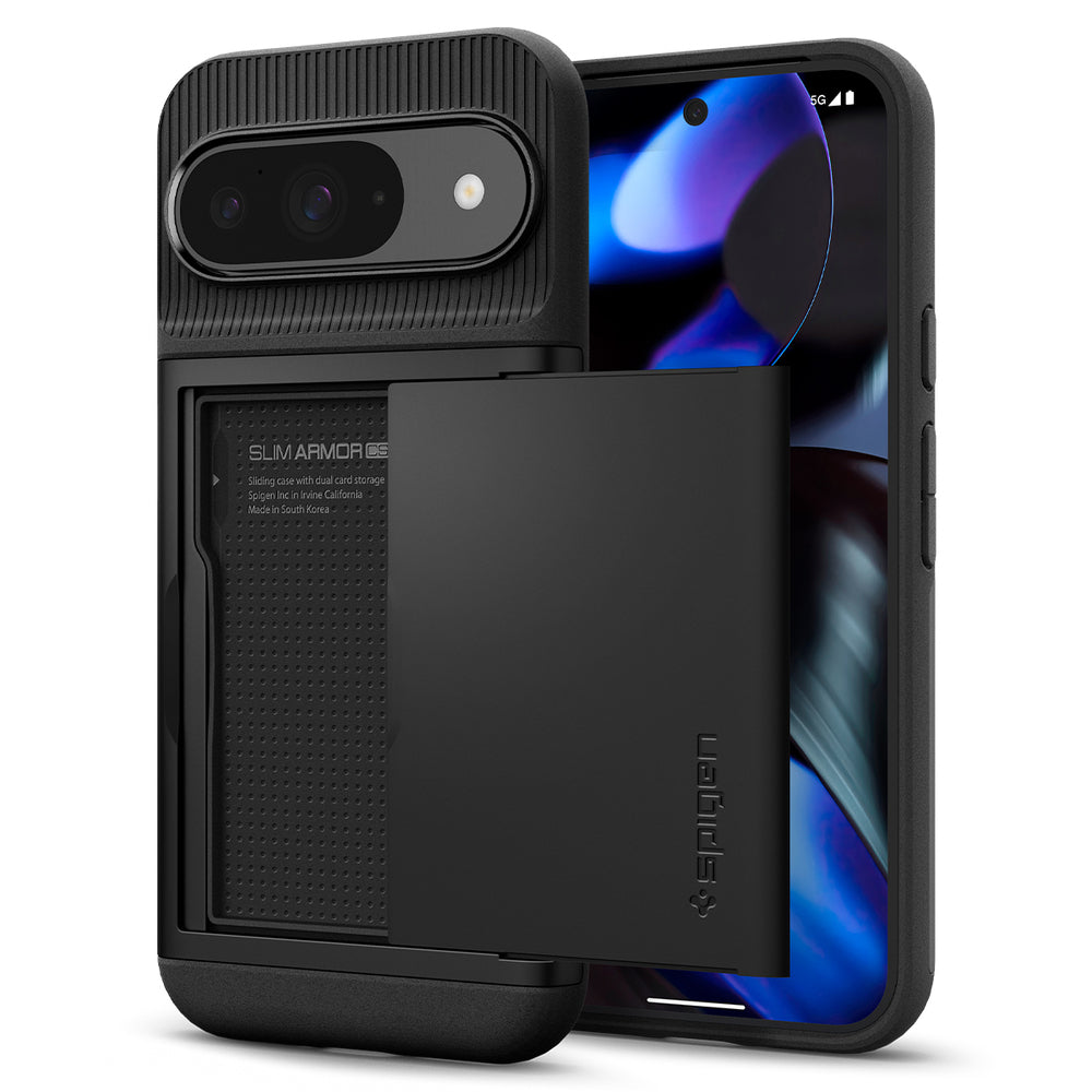 Futrola za Google Pixel 9 / 9 Pro, Spigen, Slim Armor CS, Crna ACS07695
