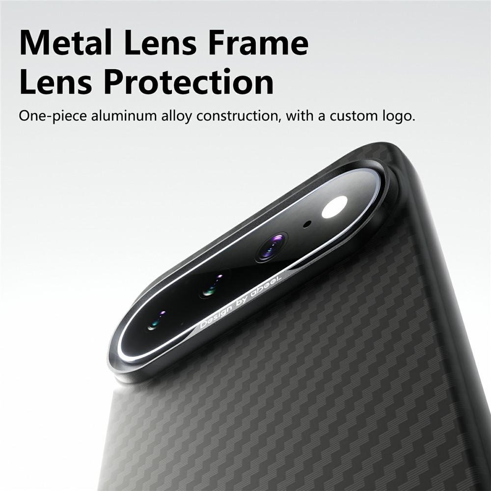 Maska za Google Pixel 10 Pro / 10, Abeei, Carbon Minimalist, Crna