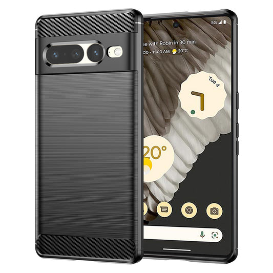 Maska za Google Pixel 7 Pro, Techsuit, Karbon, Crna