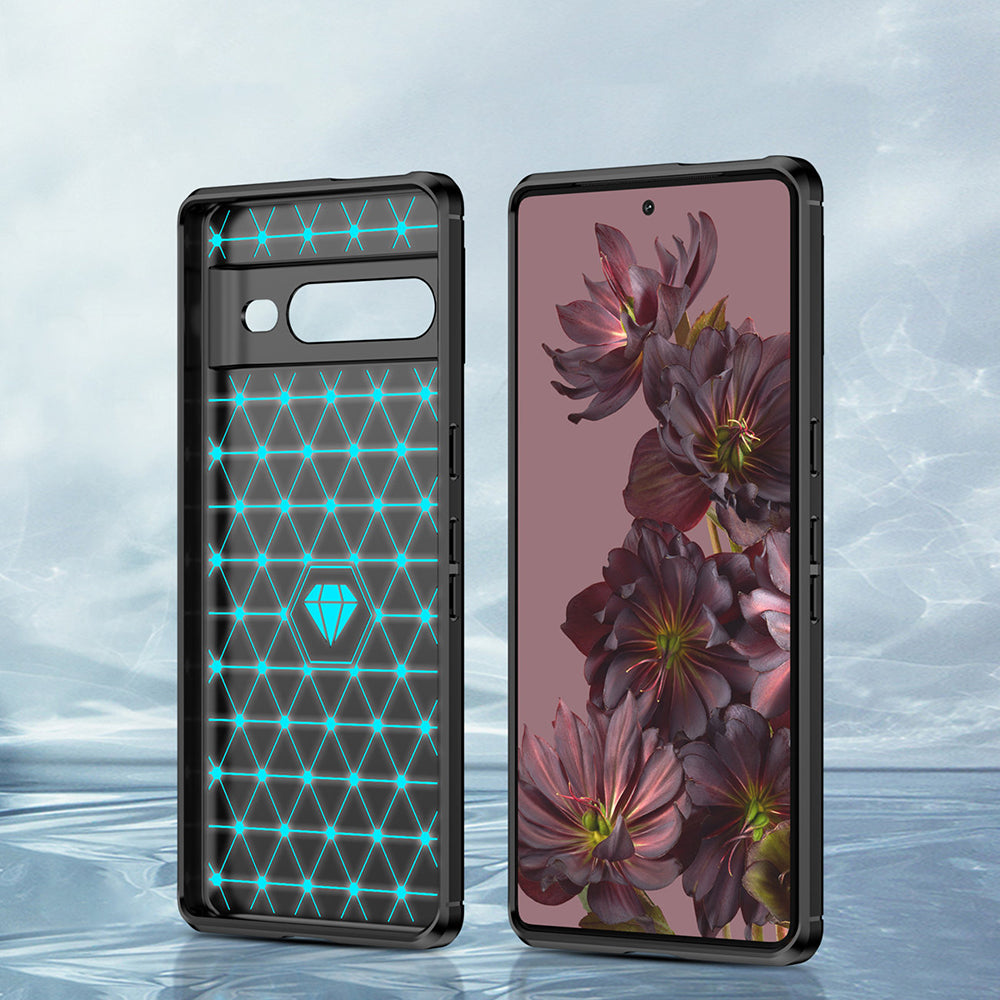 Maska za Google Pixel 7 Pro, Techsuit, Karbon, Crna