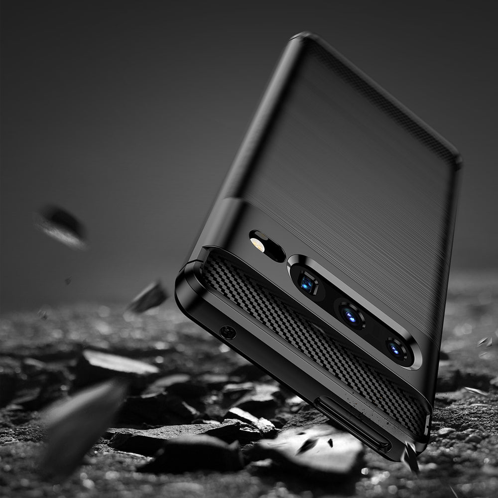 Maska za Google Pixel 7 Pro, Techsuit, Karbon, Crna