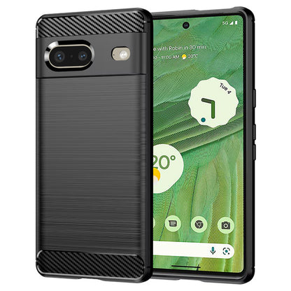 Maska za Google Pixel 7, Techsuit, Karbon, Crna