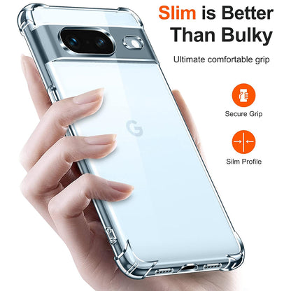 Maska za Google Pixel 7, Techsuit, Shockproof Clear, Prozirna